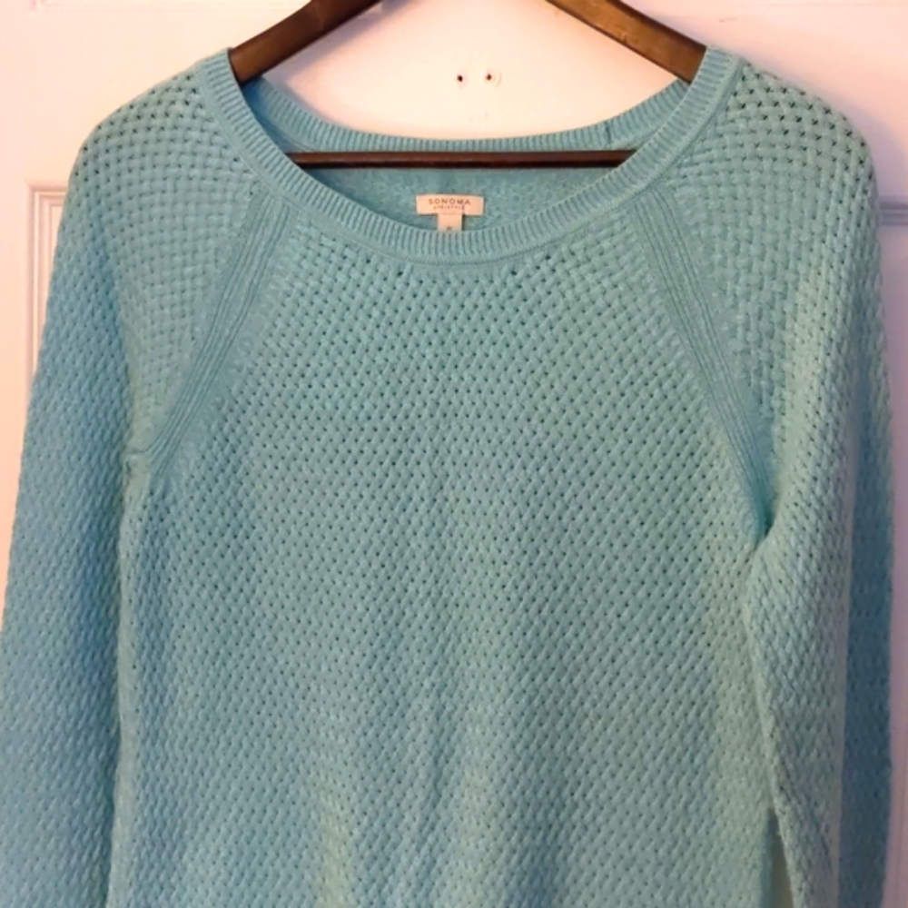 Long, Teal Sonoma Sweater